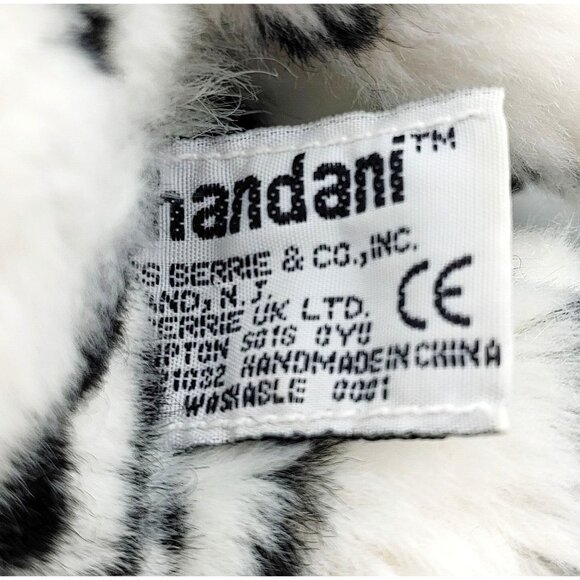 Russ Berrie Plush White Snow Tiger Chandani Stuffed Animal - Picture 5 of 5